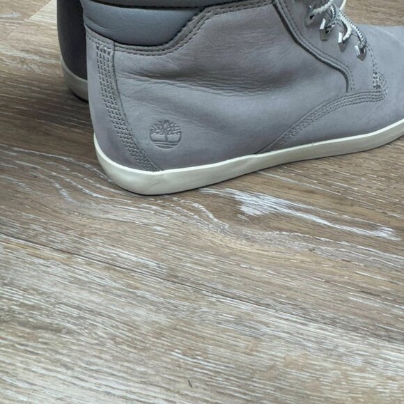Timberland Dausette Grey Nubuck High Top Sneaker Boot Women's Size 9 - Picture 4 of 8